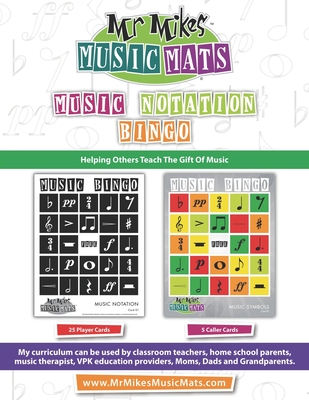 Music Notation Bingo: MrMikesMusicMats - Welch, Michael