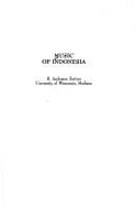 Music of Indonesia. - Sutton, R Anderson