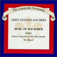 Music of Ned Rorem - Arthur Hull Hicks (tuba); Constance Moore (piano); Jerome Lowenthal (piano); Patricia McHugh (trombone);...