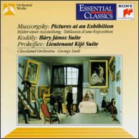 Mussorgsky: Pictures at an Exhibition; Kodly: Hry Jnos Suite; Prokofiev: Lt. Kij Suite - David Perlman (double bass); David Zauder (cornet); Toni Koves (cimbalom); George Szell (conductor)