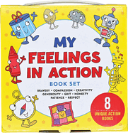 My Feelings in Action (8 Books to Help Your Child Process Their Emotions; (Bravery, Compassion, Creativity, Generosity, Grit, Honesty, Patience, Respect)