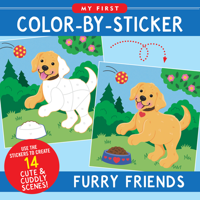 My First Color-By-Sticker - Furry Friends - 
