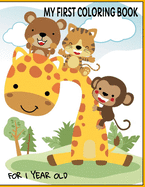 My First Coloring Book For 1 Year Old