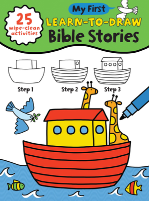 My First Learn-To-Draw: Bible Stories: (25 Wipe Clean Activities + Dry Erase Marker) - Madin, Anna