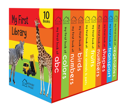 My First Library: Boxset of 10 Board Books for Kids - Books, Wonder House