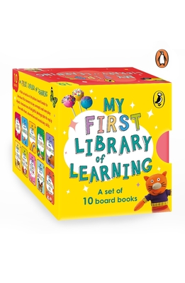 My First Library of Learning: Box set, Complete collection of 10 early learning board books for super kids, 0 to 3 | ABC, Colours, Opposites, Numbers, Animals (homeschooling/preschool/baby, toddler) - India, Penguin
