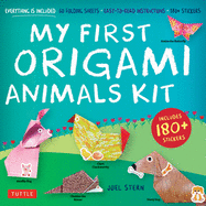 My First Origami Animals Kit: Everything is Included: 60 Folding Sheets, Easy-to-Read Instructions, 180+ Stickers