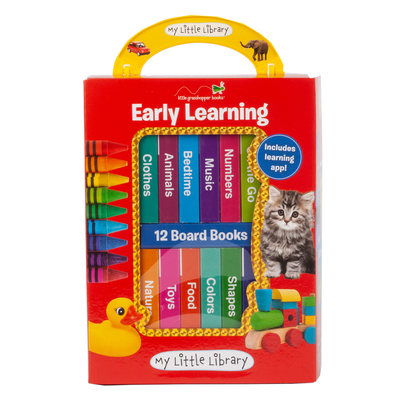 My Little Library: Early Learning - First Words (12 Board Books) - Little Grasshopper Books, and Publications International Ltd