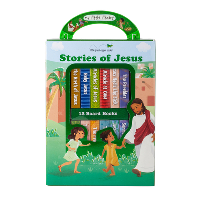 My Little Library: Stories of Jesus (12 Board Books) - Little Grasshopper Books, and Publications International Ltd