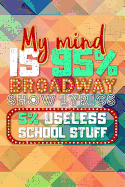 My Mind Is 95% Broadway Show Lyrics And 5% Useless School Stuff: Theater Notebook For Girls