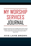 My Worship Services Journal