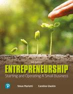 Mylab Entrepreneurship with Pearson Etext -- Access Card -- For Entrepreneurship: Starting and Operating a Small Business - Glackin, Caroline, and Mariotti, Steve