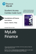 Mylab Finance with Pearson Etext -- Combo Access Card -- For Foundations of Finance