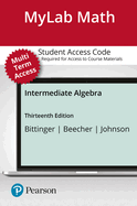 Mylab Math -- 24 Month Standalone Access Card -- For Intermediate Algebra