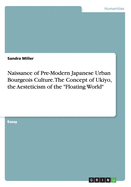 Naissance of Pre-Modern Japanese Urban Bourgeois Culture. The Concept of Ukiyo, the Aesteticism of the "Floating World"