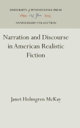 Narration and discourse in American realistic fiction
