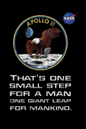 NASA Apollo 11 One Small Step: Officially Licensed Moon Landing 50th Anniversary Notebook Journal Diary Logbook