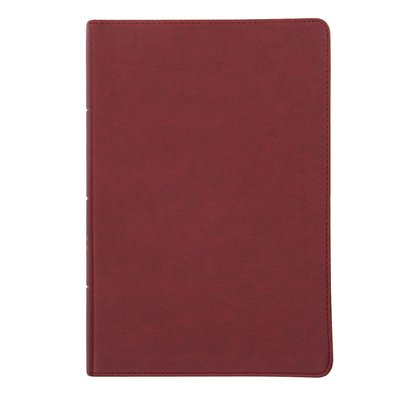 NASB Giant Print Reference Bible, Burgundy Leathertouch - Holman Bible Publishers