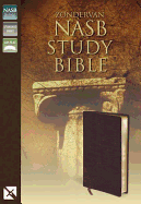 NASB, Zondervan NASB Study Bible, Bonded Leather, Burgundy, Red Letter Edition