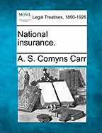 National insurance. - Carr, A S Comyns