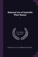 National List of Scientific Plant Names: 1