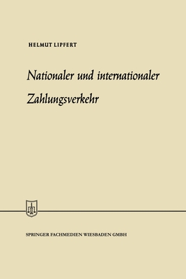 Nationaler Und Internationaler Zahlungsverkehr - Lipfert, Helmut