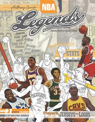 muis Omgeving Excursie NBA Legends: Basketball Coloring & Activity Book for Adults and Kids:  Players, Jerseys and Logos by Anthony Curcio - Alibris