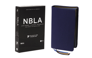 Nbla Biblia Ultrafina, Letra Grande, Coleccin Premier, Azul Marino: Edicin Limitada