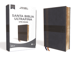 Nbla, Santa Biblia, Ultrafina, Letra Grande, Leathersoft, Azul, Palabras de Jess En Rojo