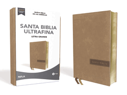 Nbla, Santa Biblia, Ultrafina, Letra Grande, Tamao Manual, Leathersoft, Beige, Palabras de Jess En Rojo