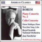 Ned Rorem: Piano Concerto No. 2; Cello Concerto