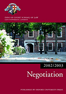 Negotiation 2002/2003