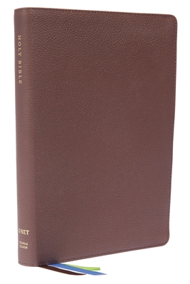 Net Bible, Thinline Large Print, Genuine Leather, Brown, Comfort Print: Holy Bible - Thomas Nelson
