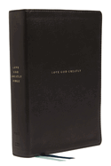 Net, Love God Greatly Bible, Genuine Leather, Black, Comfort Print: Holy Bible