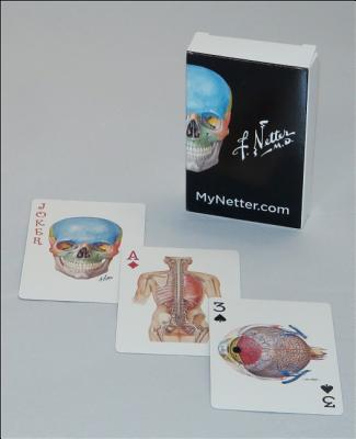 Netter Playing Cards: Netter's Anatomy Art Card Deck (Single Pack) - Netter, Frank H., MD