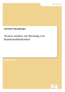 Neuere Ansatze Zur Messung Von Kundenzufriedenheit