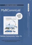 New Mybcommlab with Pearson Etext -- Access Card -- For Business Communication Today