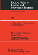 New Trends in Nonlinear Control Theory: Proceedings of an International Conference on Nonlinear Systems, Nantes, France, June 13-17, 1988