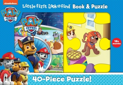Nickelodeon Paw Patrol: Little First Look and Find Book & Puzzle - Pi Kids