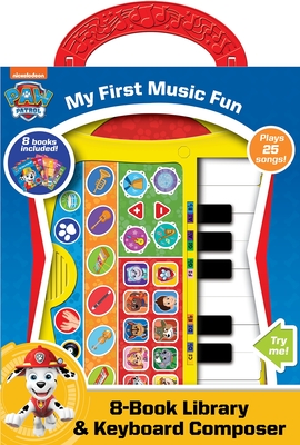 Nickelodeon Paw Patrol: My First Music Fun 8-Book Library and Keyboard Composer Sound Book Set - Pi Kids