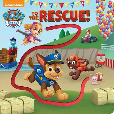 Nickelodeon Paw Patrol: Trace Race to the Rescue! - Lovett, Nate (Illustrator), and Fischer, Maggie (Adapted by)