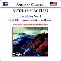 Nicolas Flagello: Symphony No. 1; Sea Cliffs; Theme, Variations and Fugue - Slovak Radio Symphony Orchestra; David Amos (conductor)