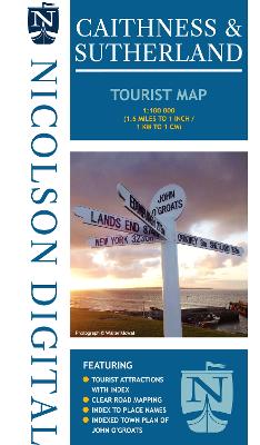 Nicolson Caithness & Sutherland Tourist Map - Fry, Val