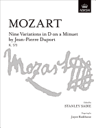 Nine Variations in D on a Minuet by J-P Duport: K. 573