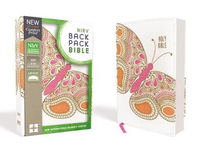 Nirv, Backpack Bible, Flexcover, Pink Butterfly - Zondervan