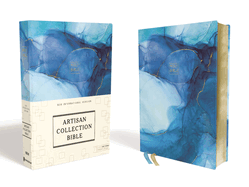 Niv, Artisan Collection Bible, Cloth Over Board, Blue, Art Gilded Edges, Red Letter Edition, Comfort Print