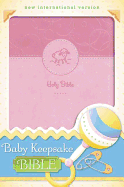 NIV, Baby Keepsake Bible, Leathersoft, Pink