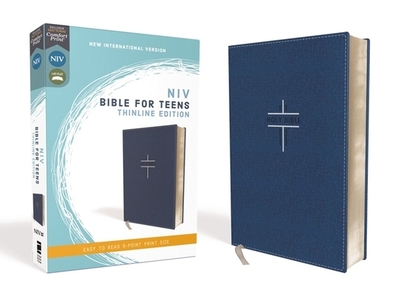 Niv, Bible for Teens, Thinline Edition, Leathersoft, Blue, Red Letter Edition, Comfort Print - Zondervan