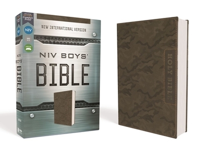 Niv, Boys' Bible, Leathersoft, Brown Camo, Comfort Print - Zondervan