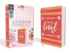 Niv, Girls' Ultimate Backpack Bible, Faithgirlz Edition, Compact, Flexcover, Coral, Red Letter Edition, Comfort Print